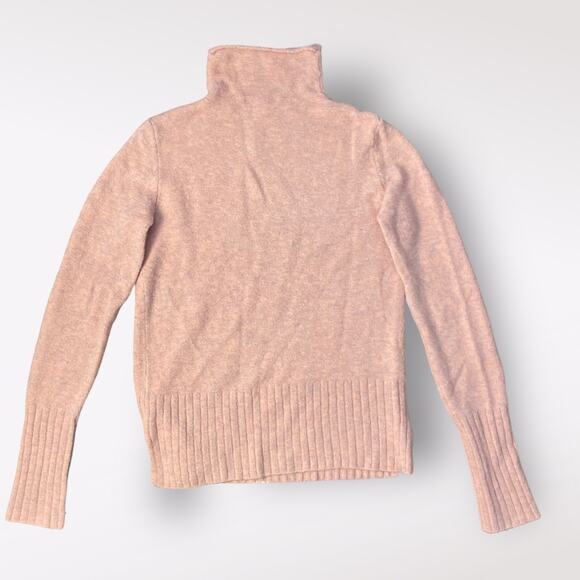 Madewell Dusty Pink Inland Mock neck wool alpaca‎ Sweater Size XS - Picture 1 of 10